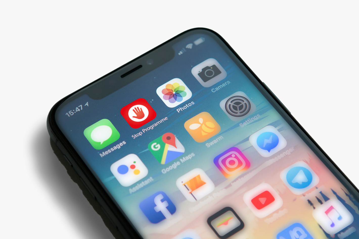 Zoom sur l'icone de l'application Stop Programme Zoom sur l'icone de l'application Stop Programme
